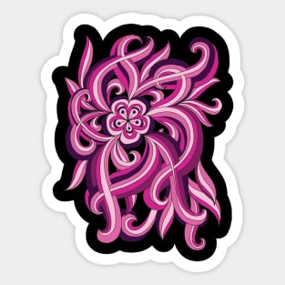 Pink flowers Sticker